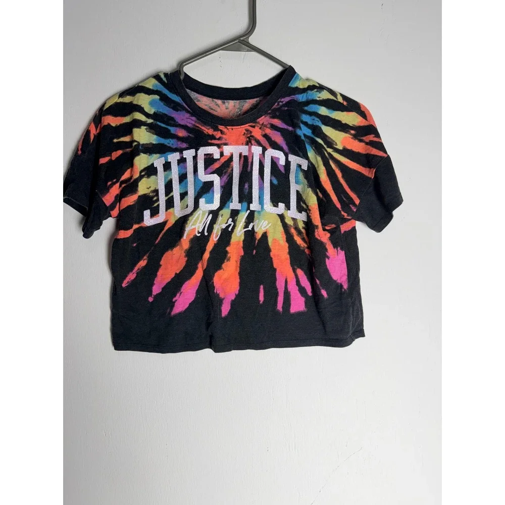 Justice tee length out